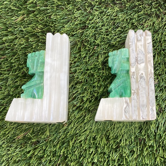 Banded Calcite Bookends - Picture 4 of 6